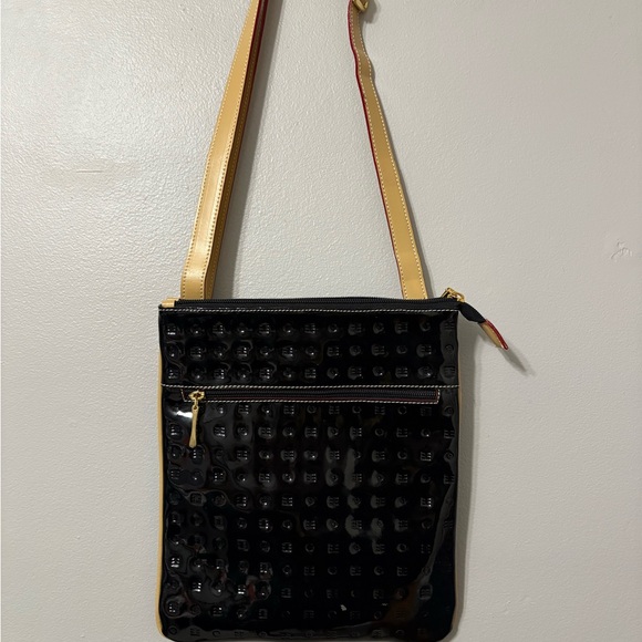 Arcadia Black and Tan Crossbody Bag - Picture 1 of 5